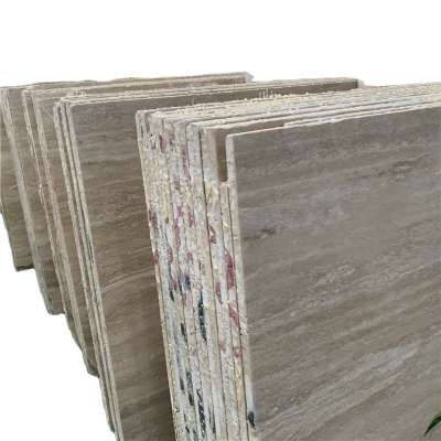 Factory Price Natural Silver Grey Travertine For Flooring Walingl Tile