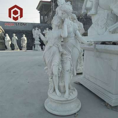 Marble carving large outdoor statue for sale