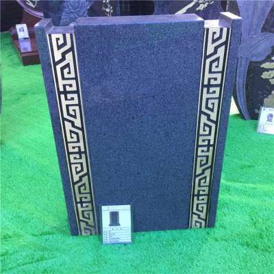 Wholesalers Custom Tombstone Black Grey Granite Headstone/Tombstone/Monument