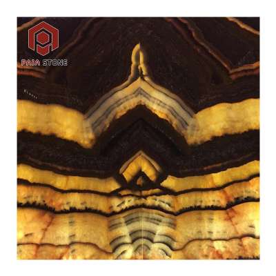 New Design Backlit Onyx Floor Tile Book Match Slab