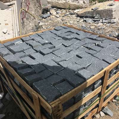 China light grey natural granite G603 outdoor stone paving cube stone patio pavers 10x10 for car parking floor tiles