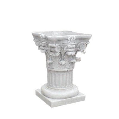 Made from natural marble handmade high quality gate pillar design