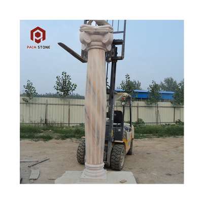 Beautiful decorative for house and hotel round roman pillar and pedestal