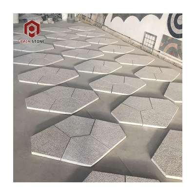 Hot selling garden natural granite square paving stone