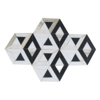 New Stone Hexagon Marble Mosaic Design Tile